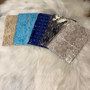 Elegant Lace Fabric Set in Multiple Colors